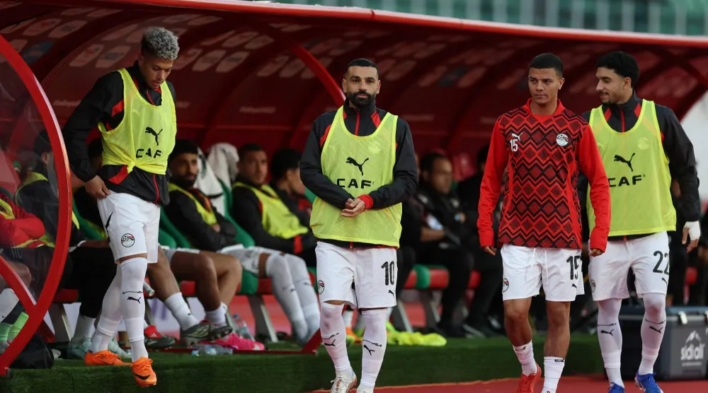 يتطلع المنتخب المصري لمواصلة أدائه المتوازن والجيد بعد نجاحه في تخطي دور المجموعات من دون هزيمة (أ.ف.ب)