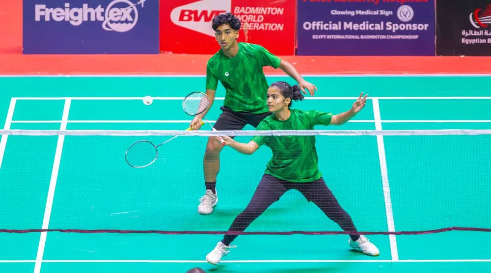 عامر ونبيهة خلال إحدى المشاركات (الشرق الأوسط)