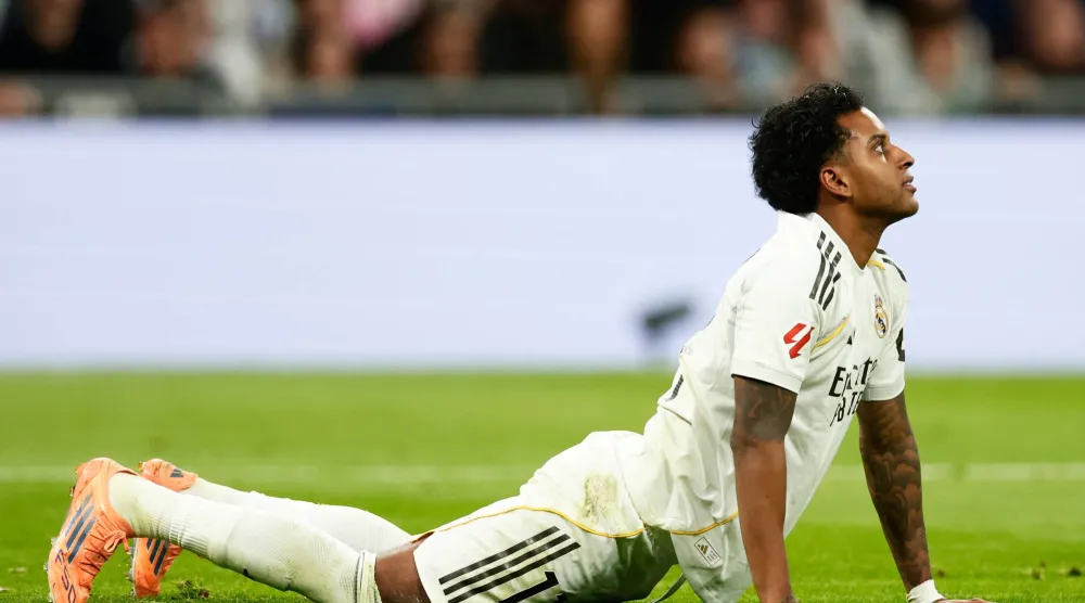 البرازيلي رودريغو لاعب ريال مدريد (أ.ب)