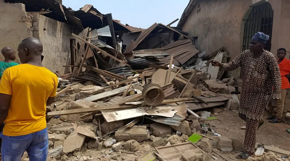 لقطة تظهر دمارا نتيجة غارة نفذتها القوات الأميركية على مليشيات في نيجيريا (أرشيفية - رويترز)