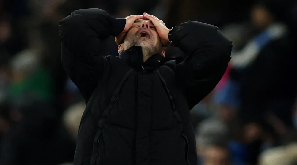 بيب غوارديولا قلق من كثرة الإصابات (رويترز)