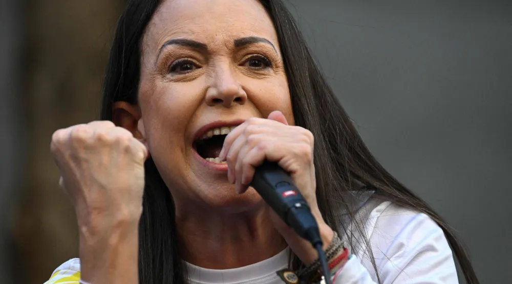 ماريا كورينا ماتشادو (أ.ف.ب)