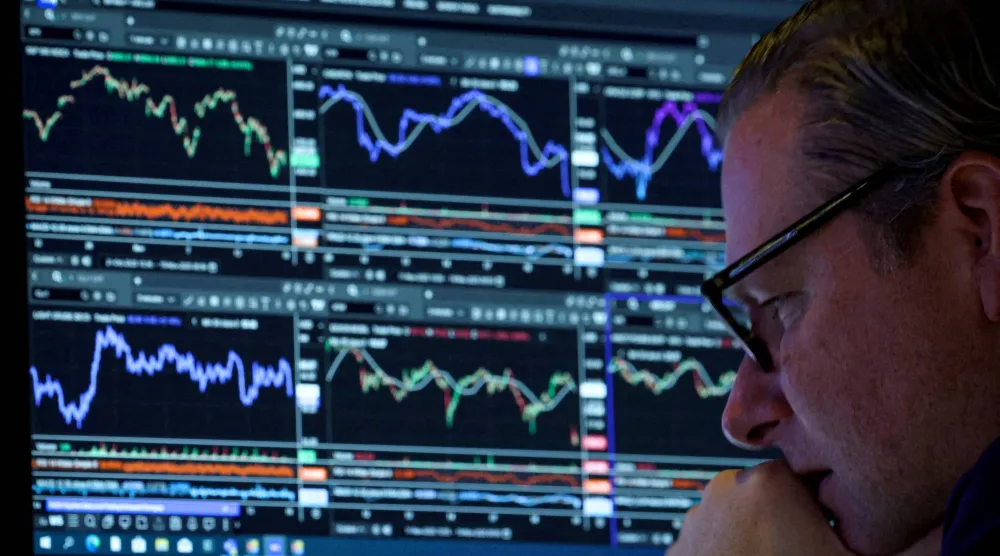 متداول في بورصة نيويورك (أرشيفية - رويترز)