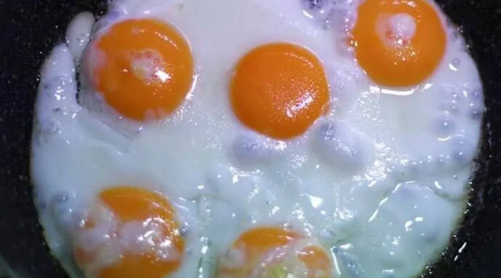 لون صفار البيض يعتمد على النظام الغذائي للدجاجة (أرشيفية - رويترز)