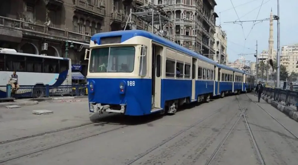 «ترام الرمل» من أقدم شبكات الترام في العالم (الهيئة العامة لنقل الركاب بمحافظة الإسكندرية)