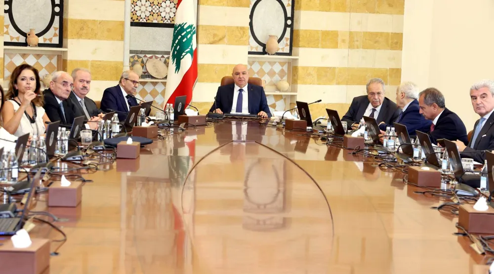 رئيس الجمهورية جوزيف عون مترئساً جلسة للحكومة (رئاسة الجمهورية - أرشيفية)