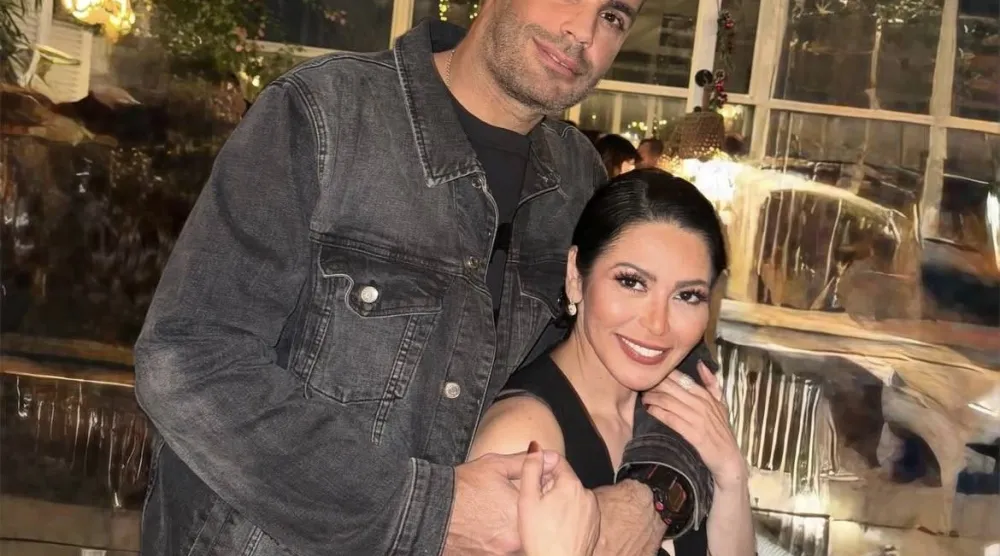 لقاء الخميسي وزوجها محمد عبد المنصف (حساب لقاء على موقع «إنستغرام»)