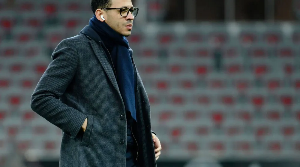 ليام روزنير مدرب ستراسبورغ (أ.ف.ب)