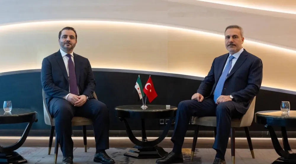 Fidan ve Eş-Şeybani Paris'te görüştü (Türk Dışişleri Bakanlığı)