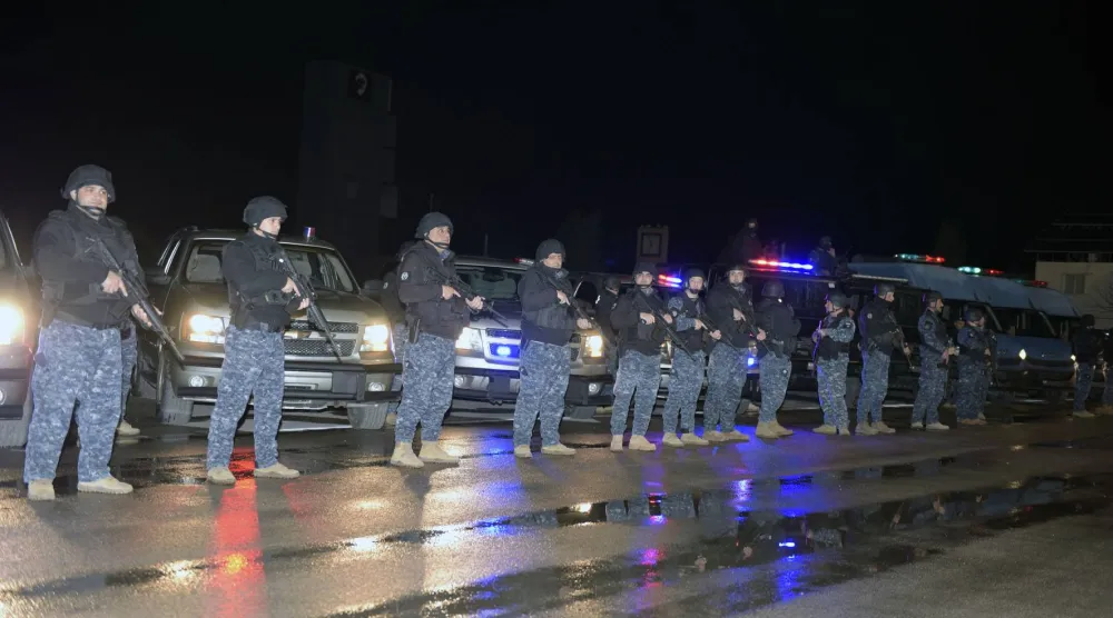 قوى الأمن الداخلي في لبنان ينفذون مهمات أمنية ليلة رأس السنة (قوى الأمن)