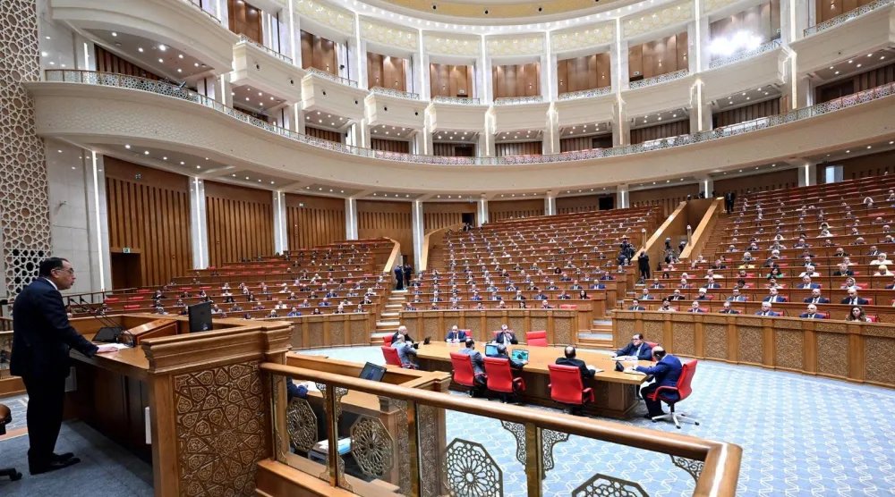 رئيس الوزراء المصري خلال بيان أمام مجلس النواب المصري في يوليو 2024 (مجلس الوزراء المصري)