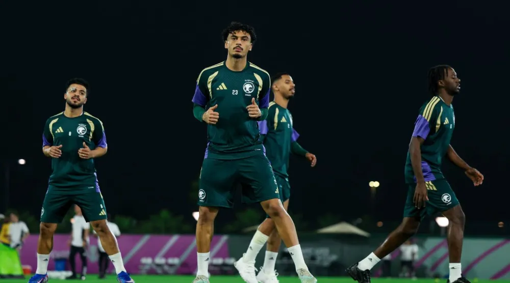 من تدريبات الأخضر الأربعاء (المنتخب السعودي)
