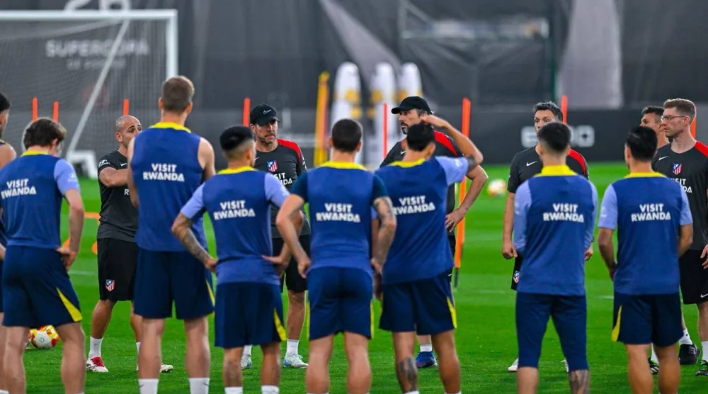 من تدريبات اتلتيكو في جدة (واس)