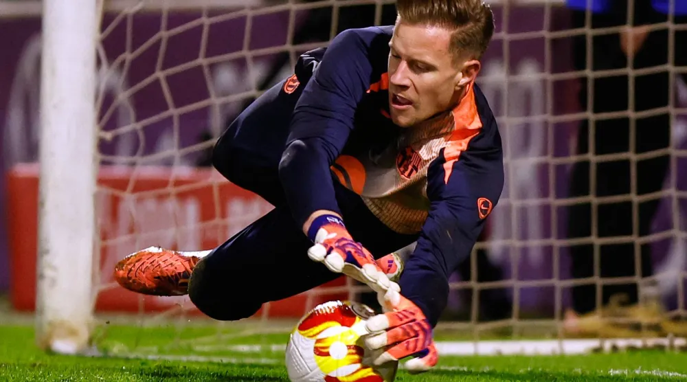 مارك أندريه تير شتيغن (أ.ب)