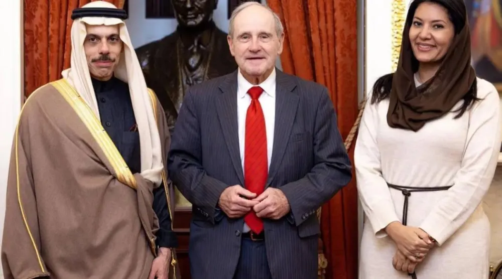 The Saudi Minister of Foreign Affairs met with Jim Risch in Washington. SPA 