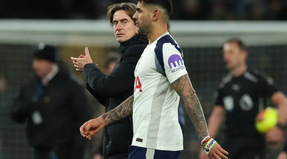 كريستيان روميرو برفقة توماس فرنك (رويترز)