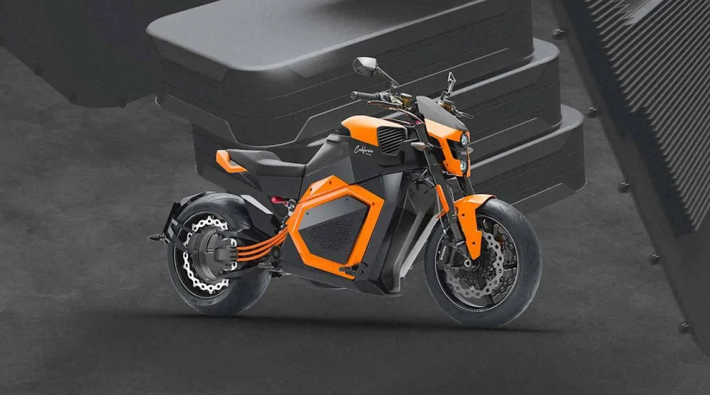 البطارية الجديدة ركبت في هذه الدراجة النارية الكهربائية