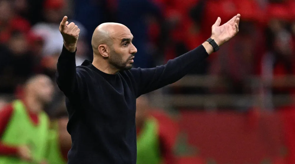 وليد الركراكي (أ.ف.ب)