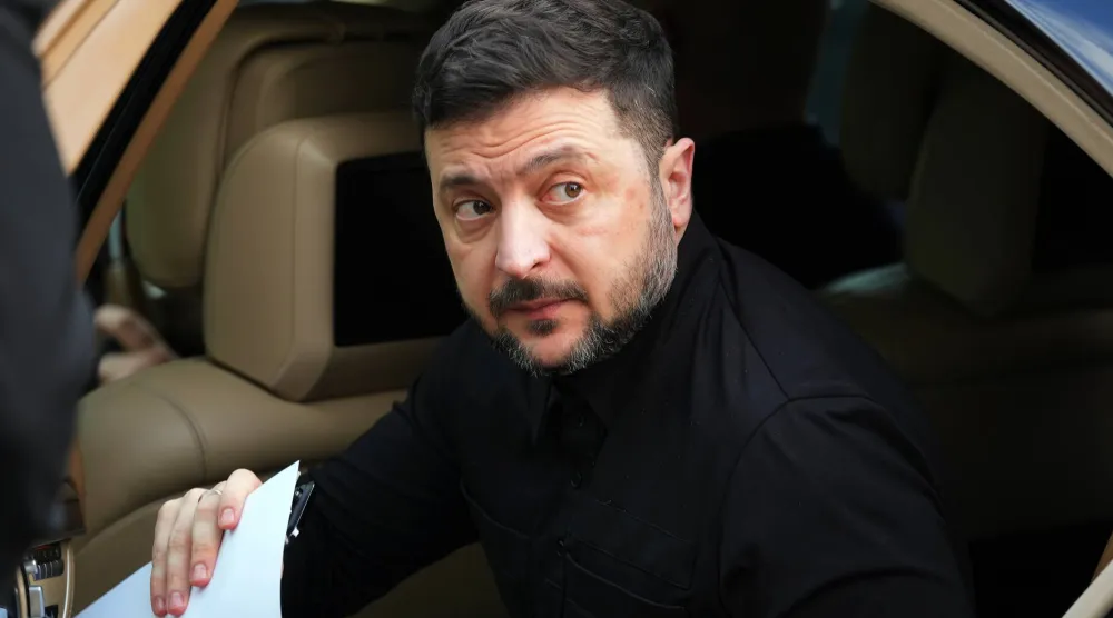 الرئيس الأوكراني فولوديمير زيلينسكي (أ.ب)