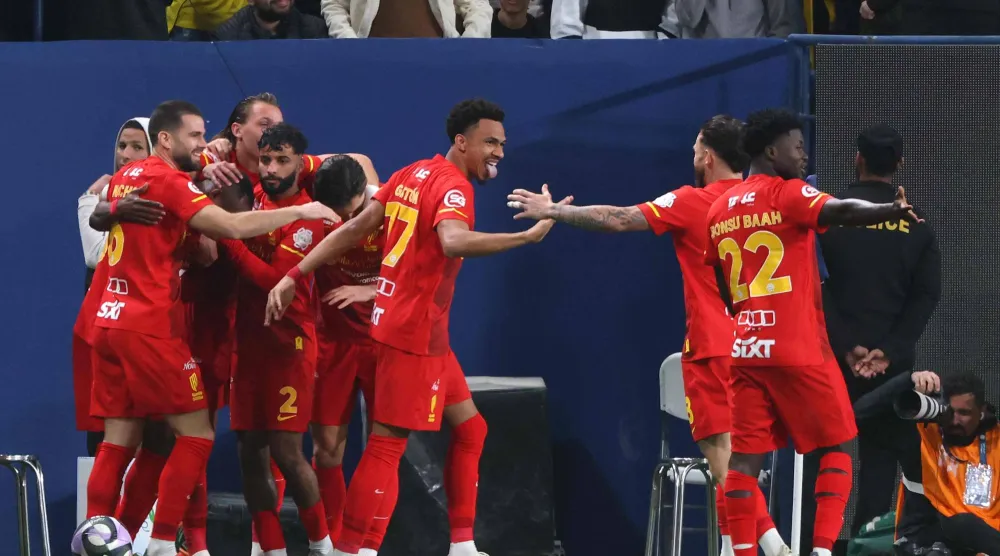 القادسية يواصل عروضه المميزة تحت قيادة رودجرز (أ.ف.ب) 