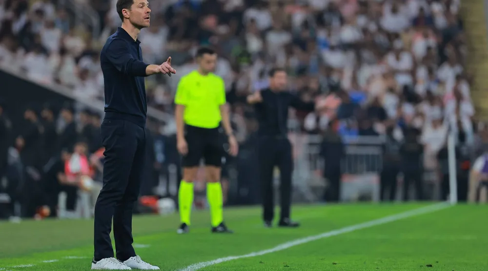 الإسباني تشابي ألونسو، مدرب فريق ريال مدريد (تصوير: محمد المانع) 