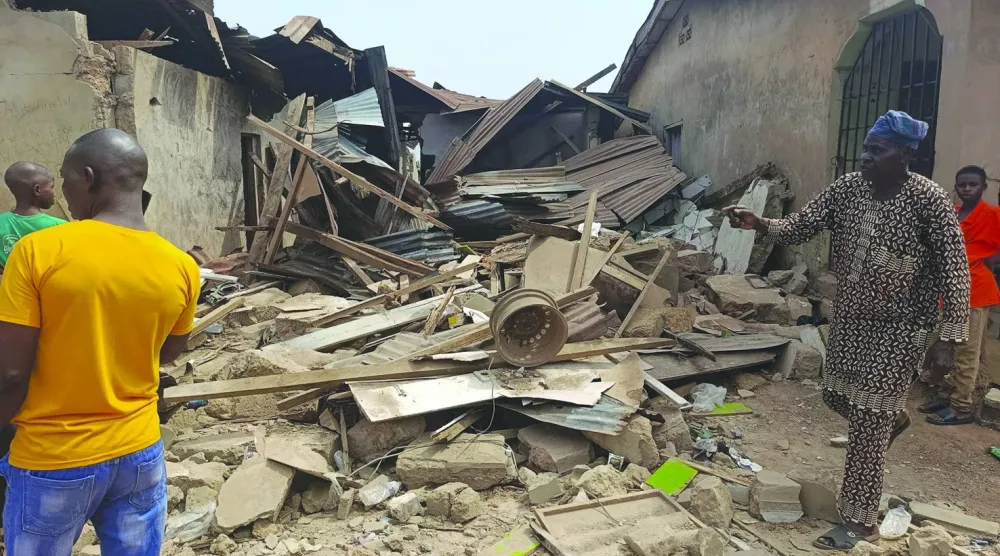 لقطة تُظهر دماراً نتيجة غارة نفَّذتها القوات الأميركية على ميليشيات في نيجيريا (أرشيفية - رويترز)