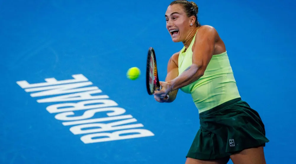 النجمة البيلاروسية أرينا سابالينكا (أ.ف.ب)