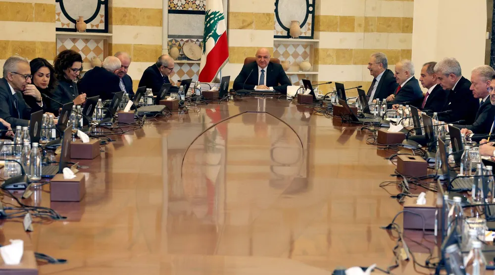 جلسة للحكومة عُقدت برئاسة رئيس الجمهورية جوزيف عون (رئاسة الجمهورية)