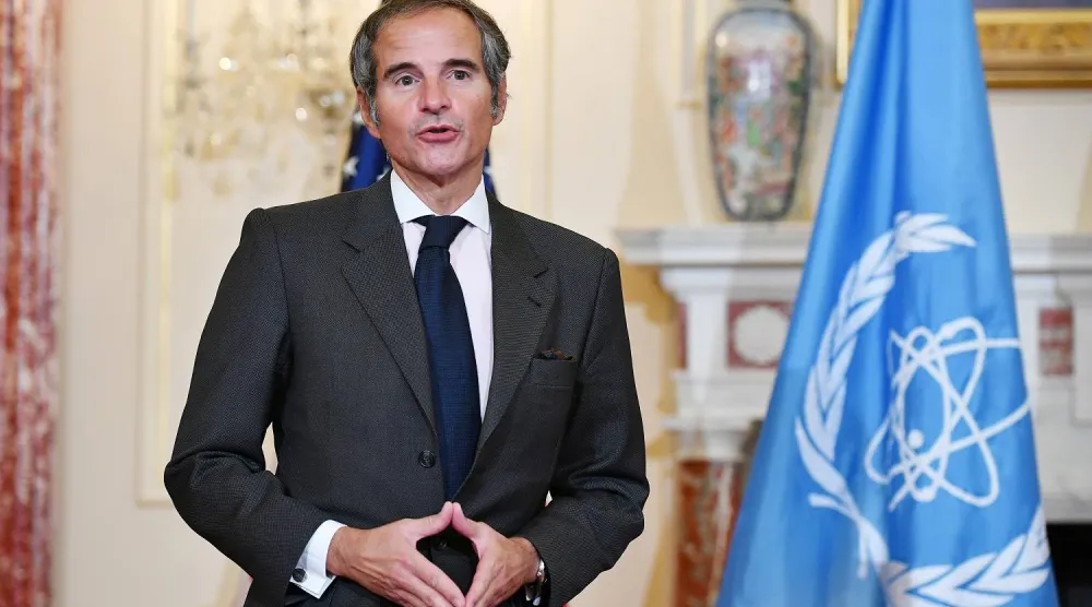 المدير العام للوكالة الدولية للطاقة الذرية رافائيل غروسي (رويترز)