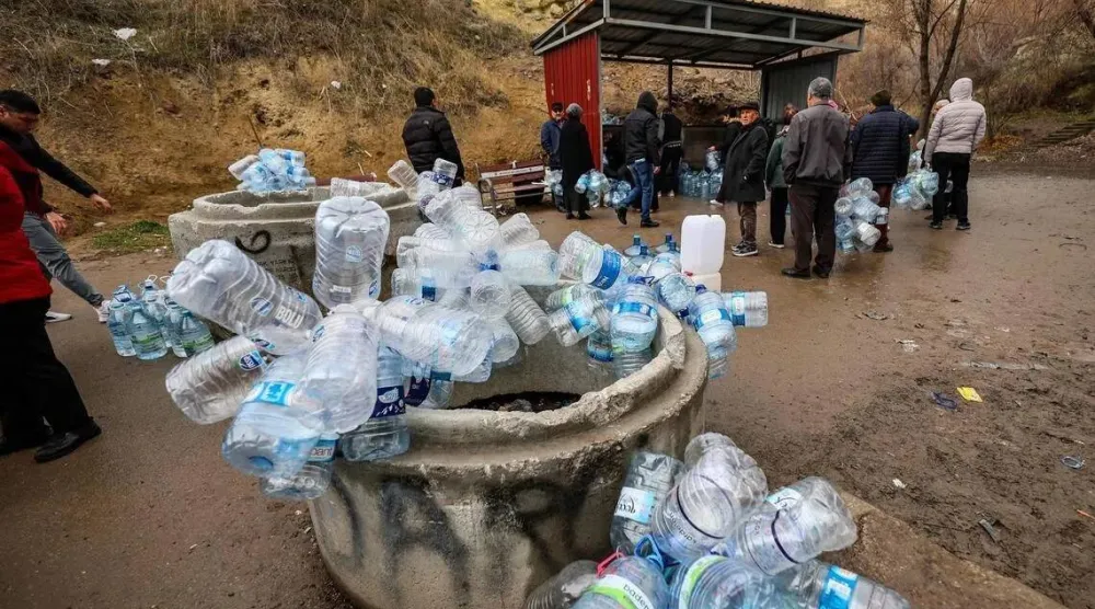 Dam reservoir levels have dropped to 1.12 per cent and taps are being shut off for several hours a day in certain districts on a rotating schedule in Ankara. PHOTO: AFP