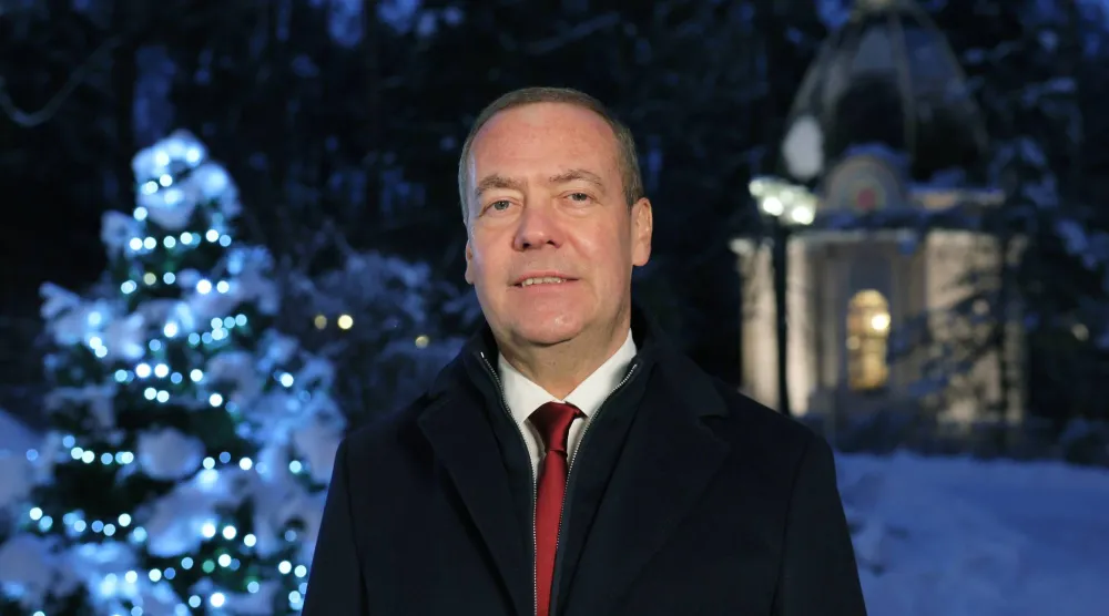 نائب رئيس مجلس الأمن الروسي دميتري ميدفيديف (أ.ب)