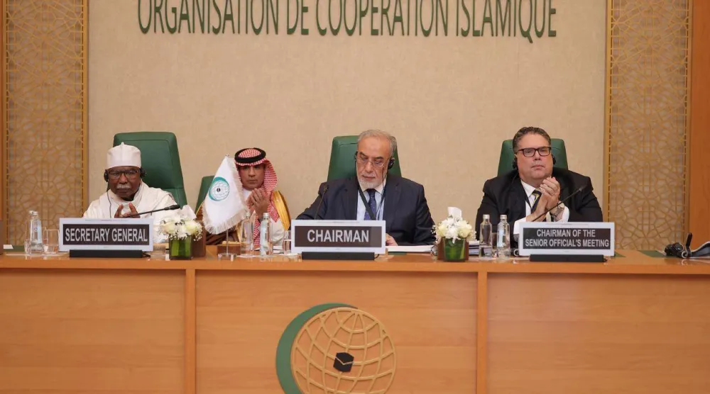 جانب من أعمال الدورة الاستثنائية لمجلس وزراء الخارجية بشأن الصومال (منظمة التعاون الإسلامي)