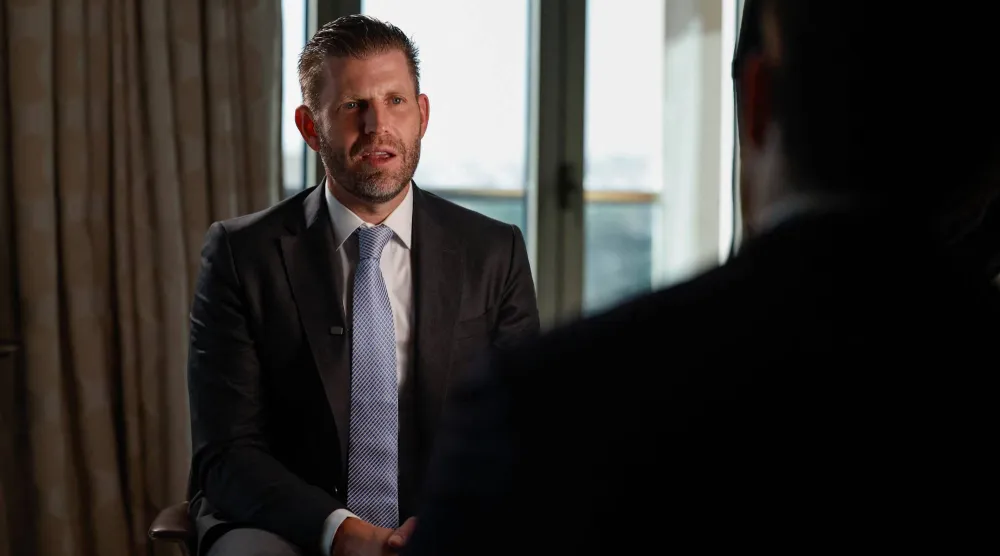 إريك ترمب نائب الرئيس التنفيذي لـ«منظمة ترمب» (رويترز)