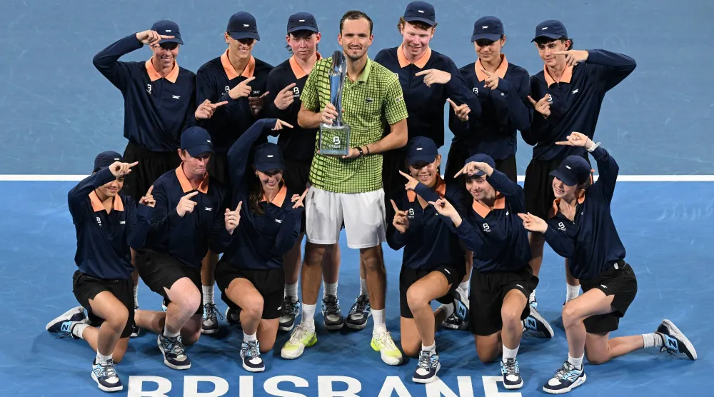 تُوج ميدفيديف باللقب الـ22 في مسيرته ببطولات «الرابطة العالمية للاعبي التنس» (إ.ب.أ)