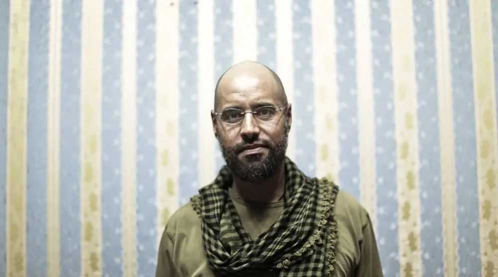 سيف الإسلام نجل الرئيس الراحل معمر القذافي (أ.ف.ب)