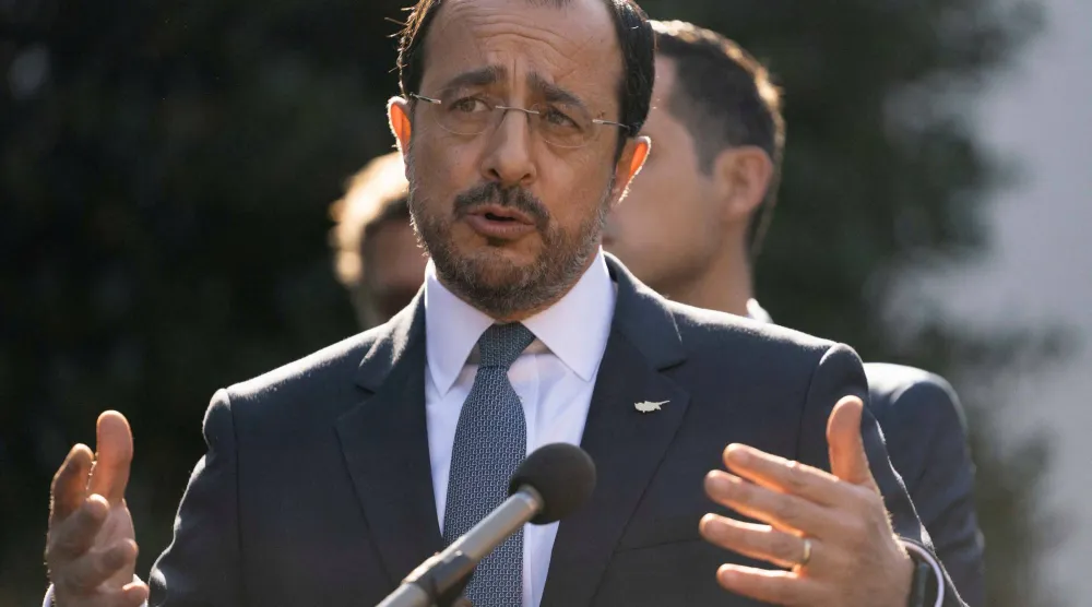 الرئيس القبرصي نيكوس خريستودوليدس (أرشيفية - رويترز)