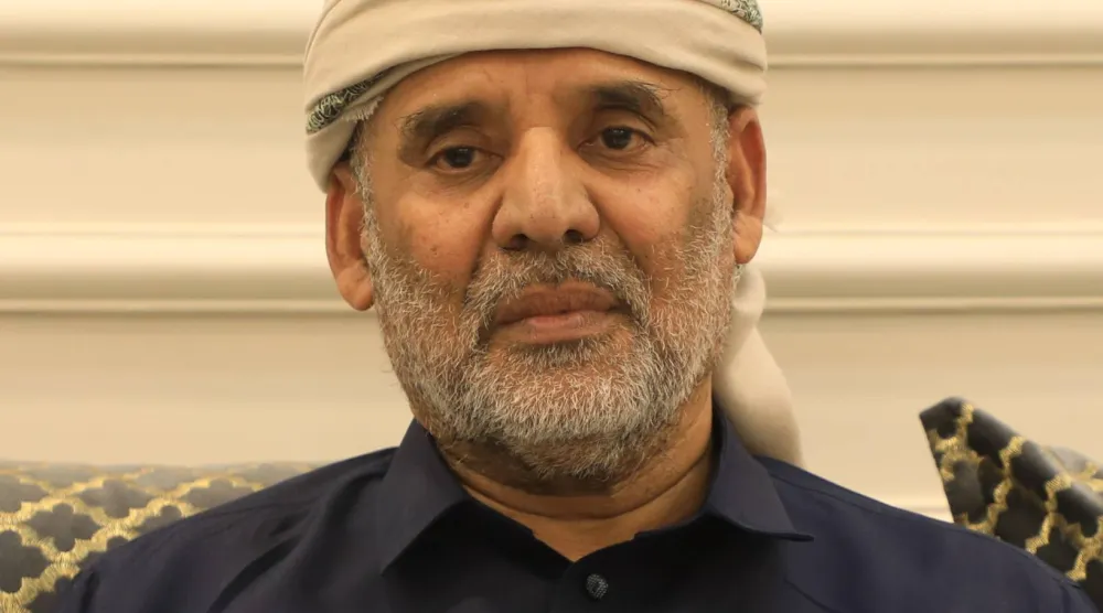 Sheikh Essam Al-Kathiri, Secretary-General of the Hadhramaut National Council. (Asharq Al-Awsat)