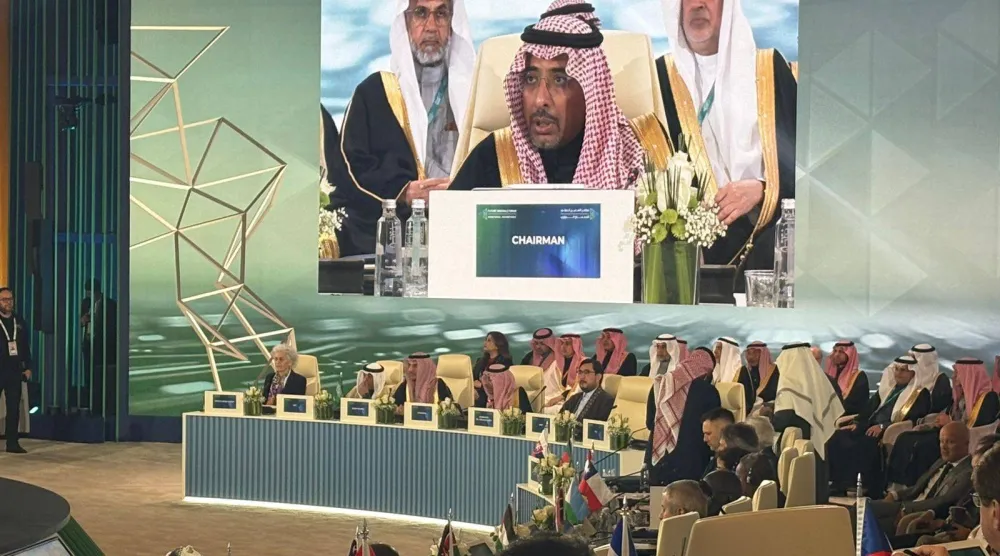 الخريّف يتحدث في افتتاح الاجتماع الوزاري ضمن النسخة الخامسة من «مؤتمر التعدين الدولي» (الشرق الأوسط)