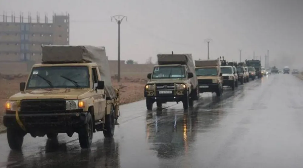 مركبات تابعة للجيش السوري (سانا)