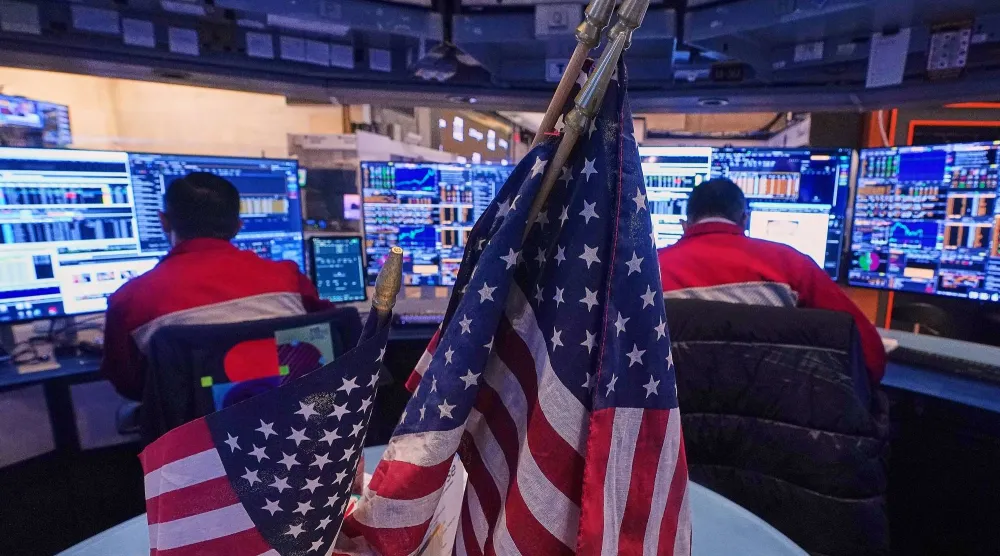 من داخل قاعة بورصة نيويورك (أ.ب)