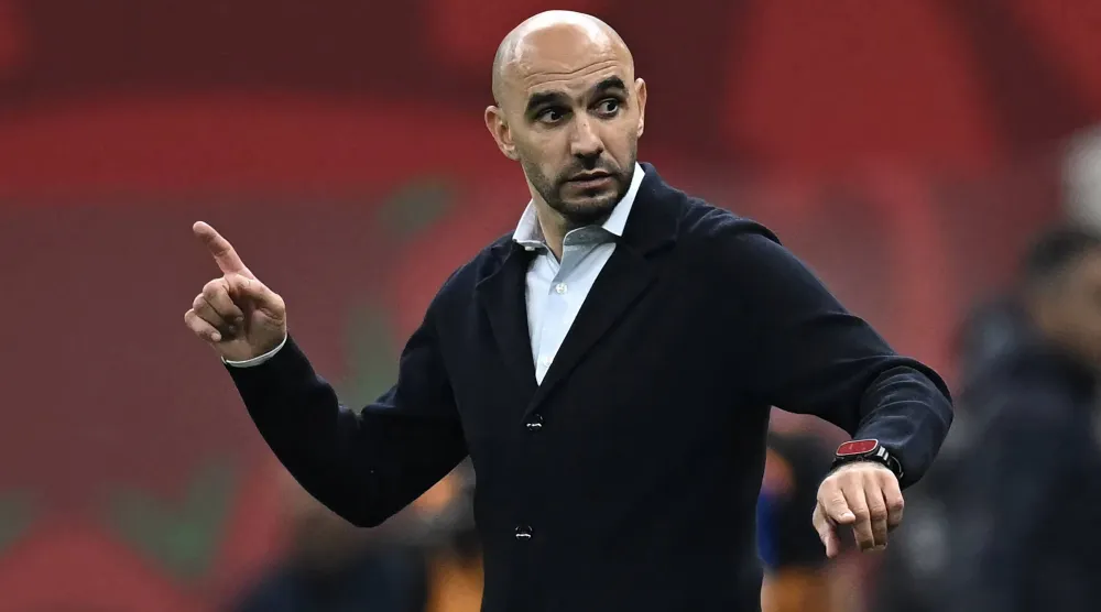 وليد الركراكي (أ.ف.ب)