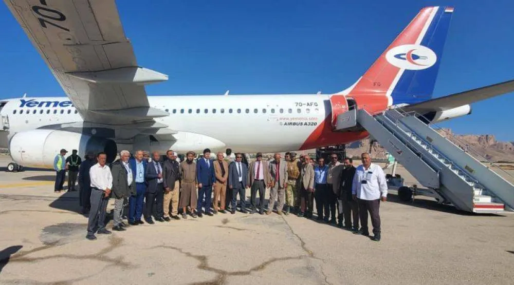 عودة الرحلات الجوية من وادي حضرموت عبر مطار سيئون الدولي (سبأ)