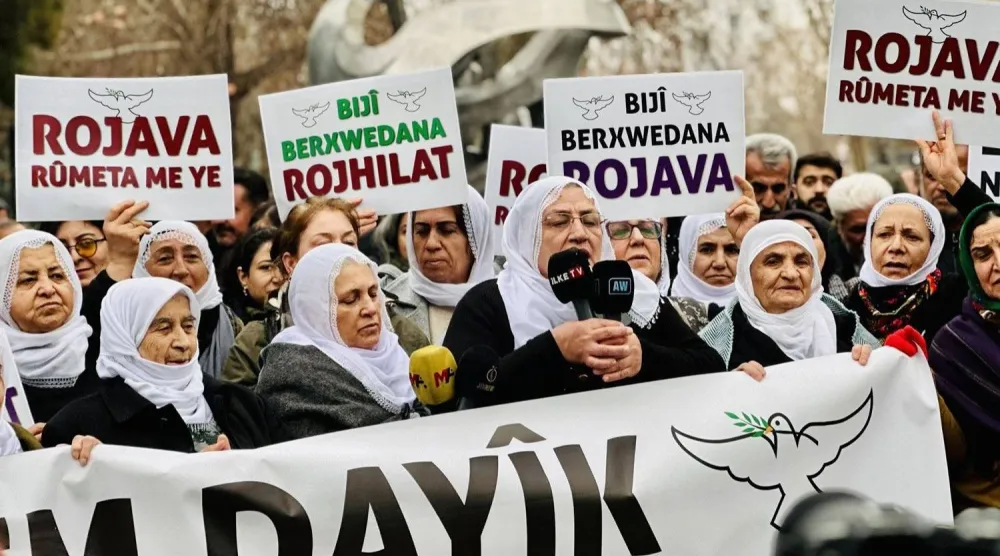 جانب من مسيرة «أمهات السلام» في أنقرة الثلاثاء (إكس)