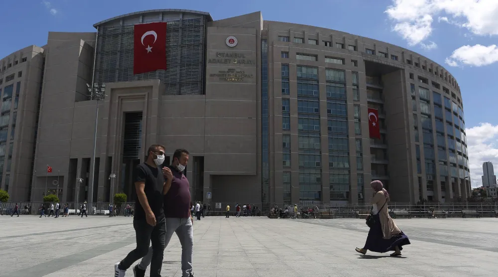 صورة تظهر إحدى محاكم إسطنبول في تركيا (أ.ب - أرشيفية)