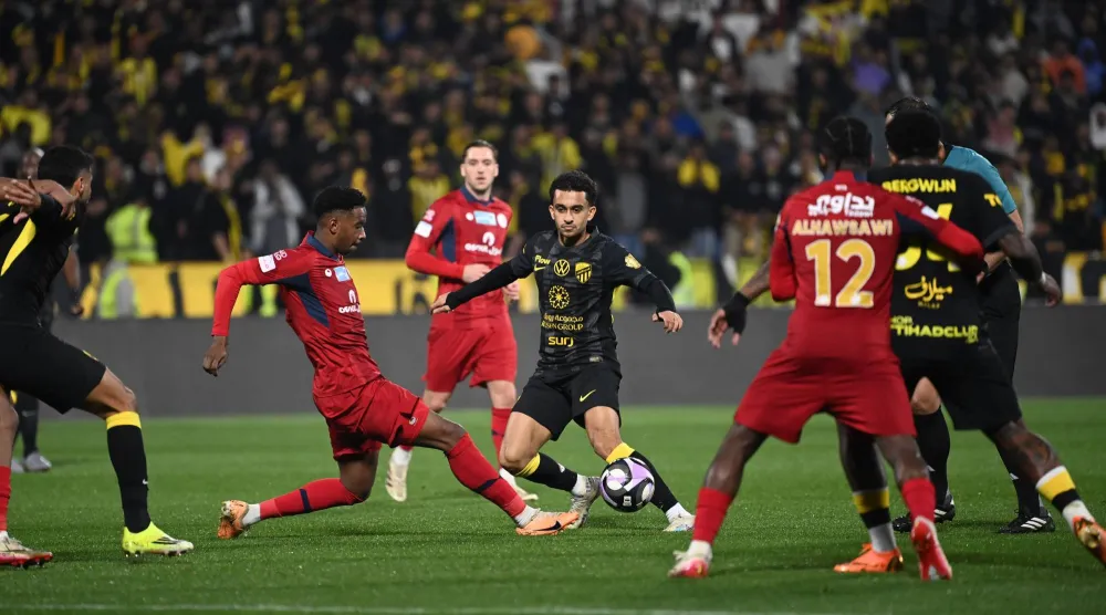 حسم التعادل الإيجابي 1-1 المواجهة التي أقيمت في أبها (تصوير: علي خمج) 