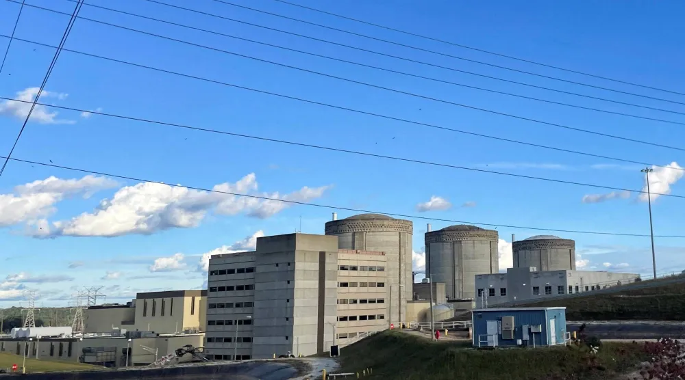 محطة أوكوني النووية الأميركية التابعة لشركة «ديوك إنرجي» في سينيكا بولاية كارولاينا الجنوبية (رويترز)