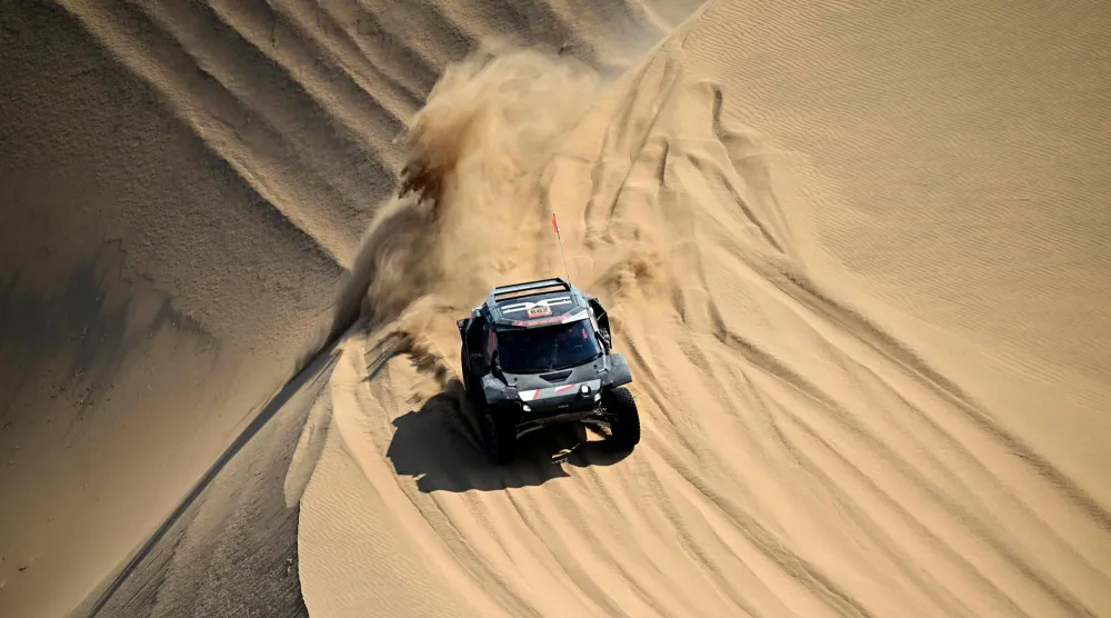 الراية الفرنسية هيمنت على منافسات يوم الأربعاء بامتياز (أ.ف.ب)