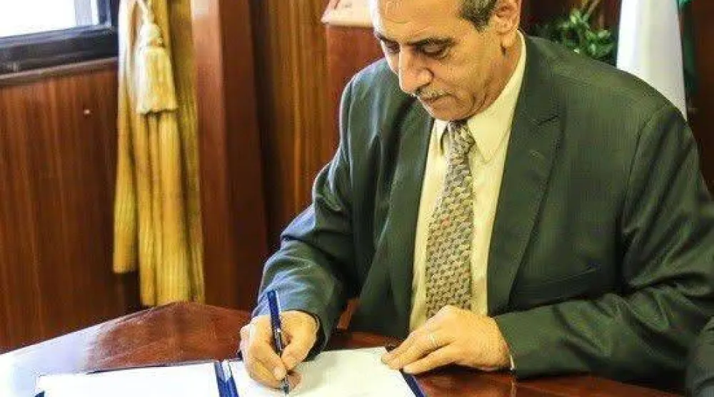 Palestinian Ali Shaath, the leading candidate for the chairmanship of the Gaza Administration Committee (photo released by his family). 