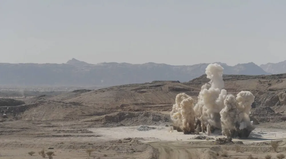 جانب من أعمال شركة مصفاة الذهب السعودية في أحد المناجم (الشرق الأوسط)