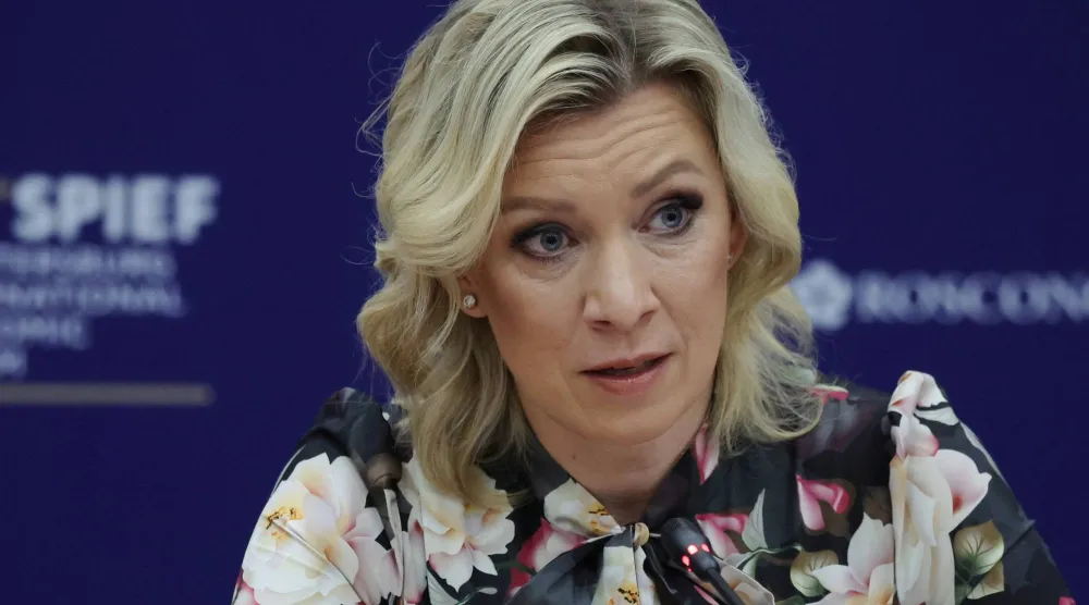 المتحدثة باسم وزارة الخارجية الروسية ماريا زاخاروفا (رويترز)